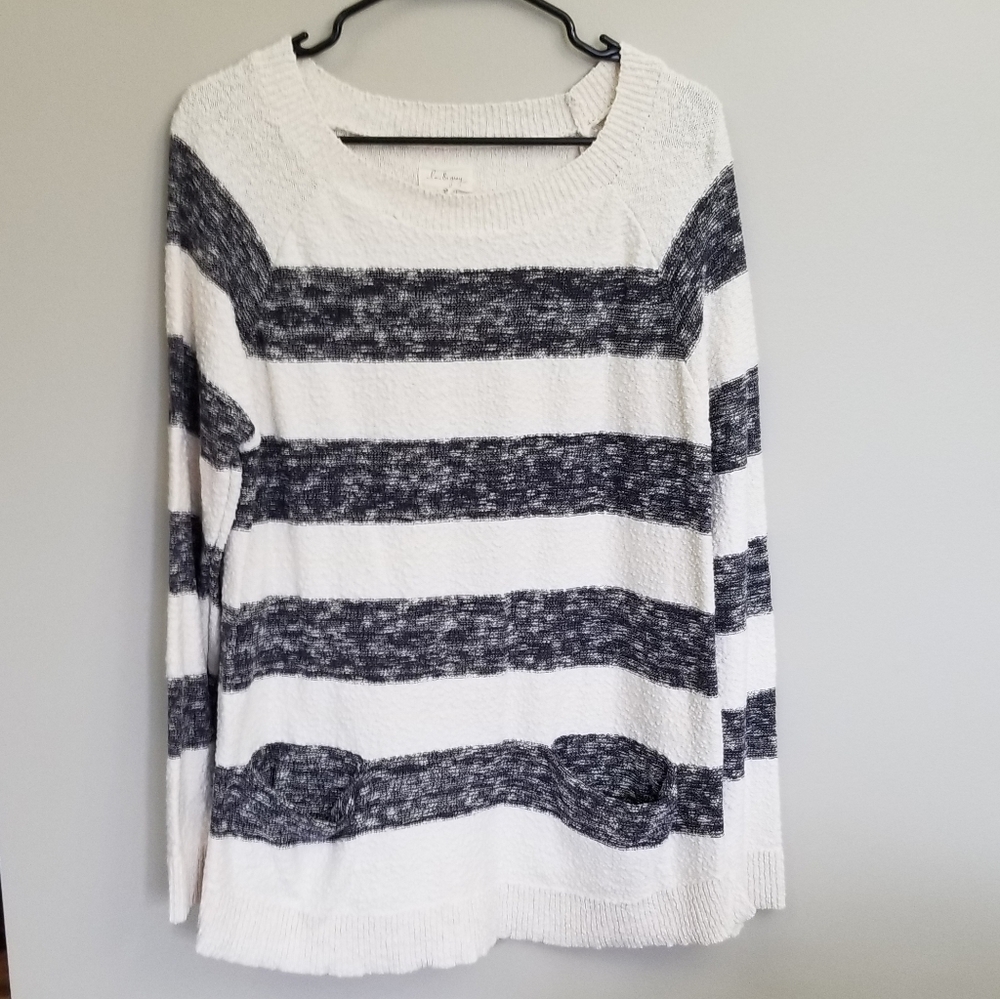 Loft lou&grey striped sweater XL